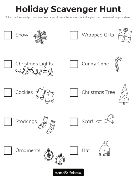 Free Holiday Printables For Kids